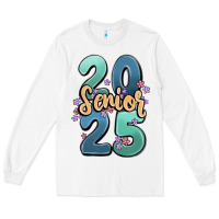 White senior 2025 Long Sleeve Tee - MaliasSmallBusiness
