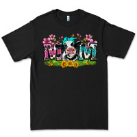 Black mom with cow Premium Tee - Zillion Design Studio