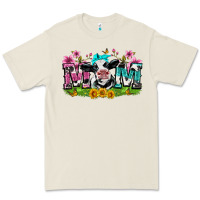 Mom With Cow Premium Tee | Teevron