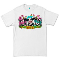 White mom with cow Premium Tee - Zillion Design Studio