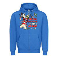 True Royal tis the season tıbıa jolly Zipper Hoodie - MaliasSmallBusiness