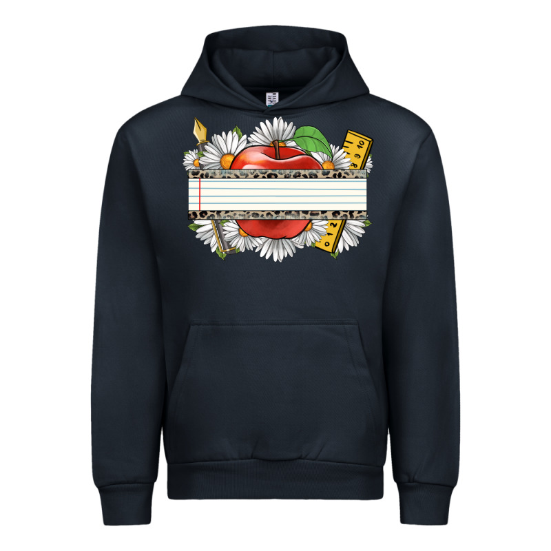 Floral Teacher Custom Name Urban Hoodie by CowGirlArtShop | Teevron