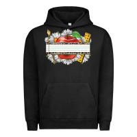 Pigment Black floral teacher custom name Urban Hoodie - CowGirlArtShop