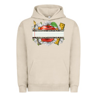 Pigment French Oak floral teacher custom name Urban Hoodie - CowGirlArtShop
