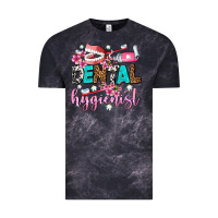 Cloud Black dental hygienist Vintage Tee - AdoDesignShop