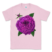 Bubblegum Pink Celestial Rose Classic Tee - LillyAllenDesigns