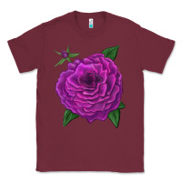 Burgundy Celestial Rose Classic Tee - LillyAllenDesigns