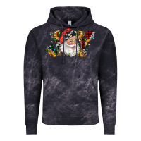 Cloud Black santa joy with sunflowers Vintage Hoodie - RanaPortraitStore