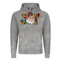 Cloud Rock santa joy with sunflowers Vintage Hoodie - RanaPortraitStore