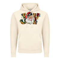 Vintage Artic santa joy with sunflowers Vintage Hoodie - RanaPortraitStore