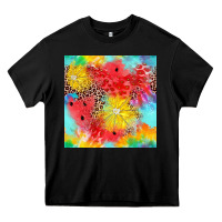 Black fruits leopard seamless pattern Heavy Core Tee - Zillion Design Studio