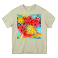 Mossy fruits leopard seamless pattern Heavy Core Tee - Zillion Design Studio