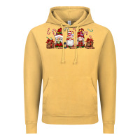 Vintage Mustard Christmas Gnomes Vintage Hoodie - Artiststas