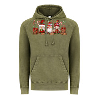Vintage Olive Christmas Gnomes Vintage Hoodie - Artiststas