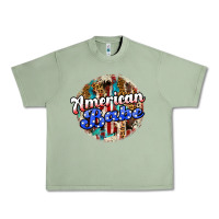 Oil Green american babe Urban Heavy Tee - JahusDesignShop