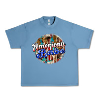 Pebble Blue american babe Urban Heavy Tee - JahusDesignShop
