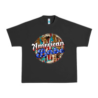 Pigment Black american babe Urban Heavy Tee - JahusDesignShop