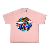 Salmon american babe Urban Heavy Tee - JahusDesignShop