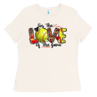 Bone for the love of the game softball Ladies Tee - Zillion Design Studio