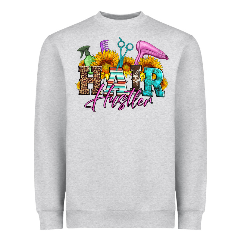 Hair Hustler Hairstylist Heavyweight Sweatshirt by Artiststas | Teevron