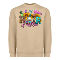 Mushroom hair hustler hairstylist Heavyweight Sweatshirt - Artiststas