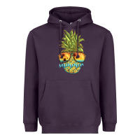 Plum pineapple summer Heavyweight Hoodie - BarkalooDesign