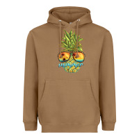Toasted Coconut pineapple summer Heavyweight Hoodie - BarkalooDesign