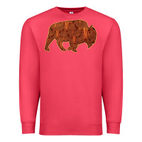 Cardinal Bison Silhouette Red Skull Premium Sweatshirt - Bettercallsaul