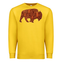 Lemon Bison Silhouette Red Skull Premium Sweatshirt - Bettercallsaul