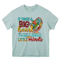 Arona big heart to help shape little minds tbw Heavy Core Tee - texasbilliewilder