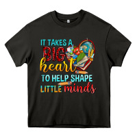 Asphalt big heart to help shape little minds tbw Heavy Core Tee - texasbilliewilder