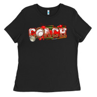 Black baseball coach Ladies Tee - texasbilliewilder