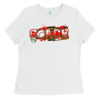 White baseball coach Ladies Tee - texasbilliewilder