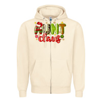 Sandshell aunt claus Zipper Hoodie - MaliasSmallBusiness