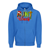 True Royal aunt claus Zipper Hoodie - MaliasSmallBusiness