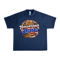 Navy american babe Urban Heavy Tee - JahusDesignShop