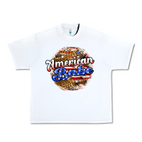 White american babe Urban Heavy Tee - JahusDesignShop