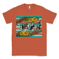 Copper western cow serape leopard sunflowers mousepad Classic Tee - BarkalooDesign