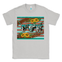 Moon Dust western cow serape leopard sunflowers mousepad Classic Tee - BarkalooDesign