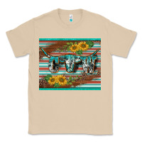 Mushroom western cow serape leopard sunflowers mousepad Classic Tee - BarkalooDesign