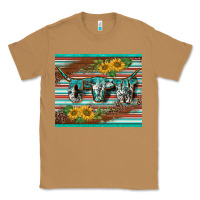 Toasted Coconut western cow serape leopard sunflowers mousepad Classic Tee - BarkalooDesign