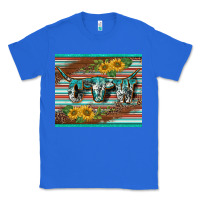 True Royal western cow serape leopard sunflowers mousepad Classic Tee - BarkalooDesign