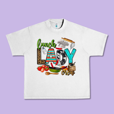 Lunch Lady Crew Urban Heavy Tee Designed By Adodesignshop