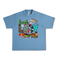Pebble Blue lunch lady crew Urban Heavy Tee - AdoDesignShop