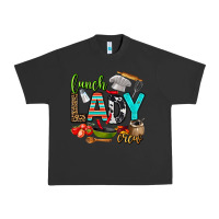 Pigment Black lunch lady crew Urban Heavy Tee - AdoDesignShop