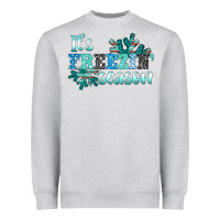 Heather Grey it's freezin' season Heavyweight Sweatshirt - AdoDesignShop
