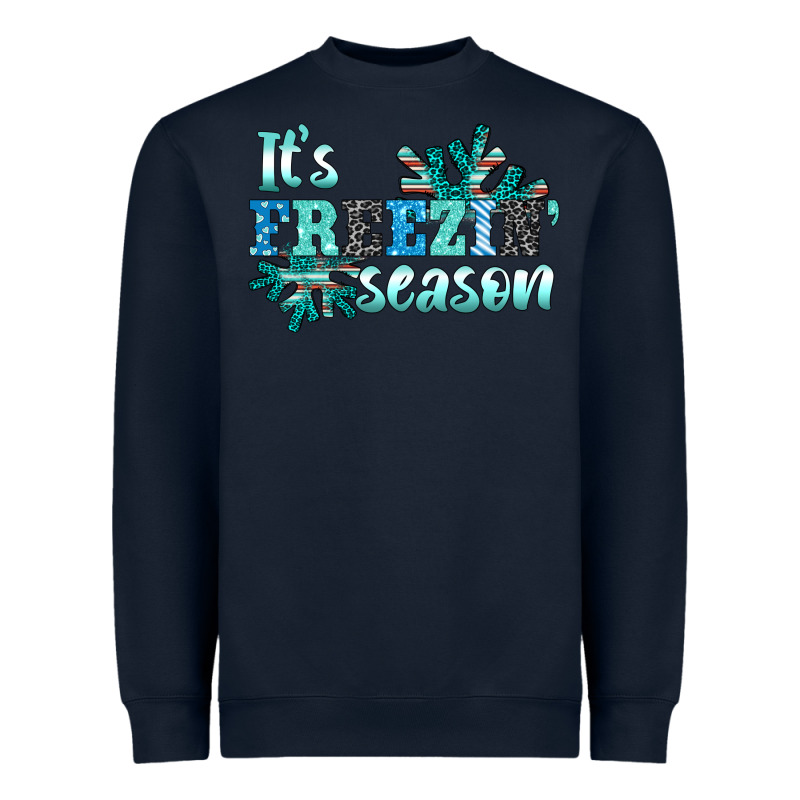 It's Freezin' Season Heavyweight Sweatshirt by AdoDesignShop | Teevron
