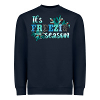 Navy it's freezin' season Heavyweight Sweatshirt - AdoDesignShop
