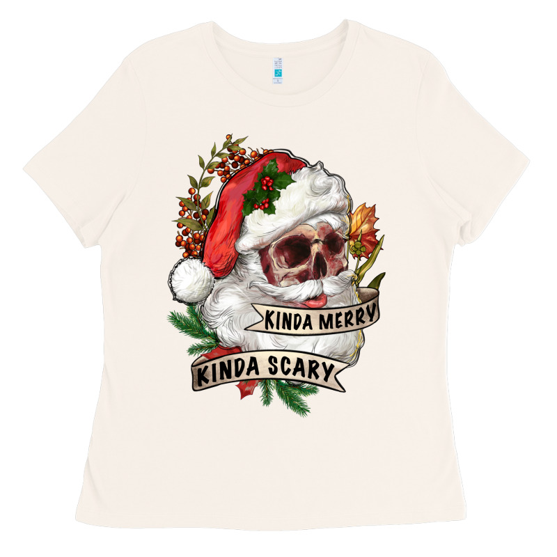 Kinda Merry Kinda Scary Ladies Tee by RanaPortraitStore | Teevron