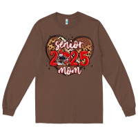 Senior 2025 Mom Football Long Sleeve Tee | Teevron